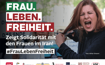 Kampagne zur Solidarität mit Frauen im Iran